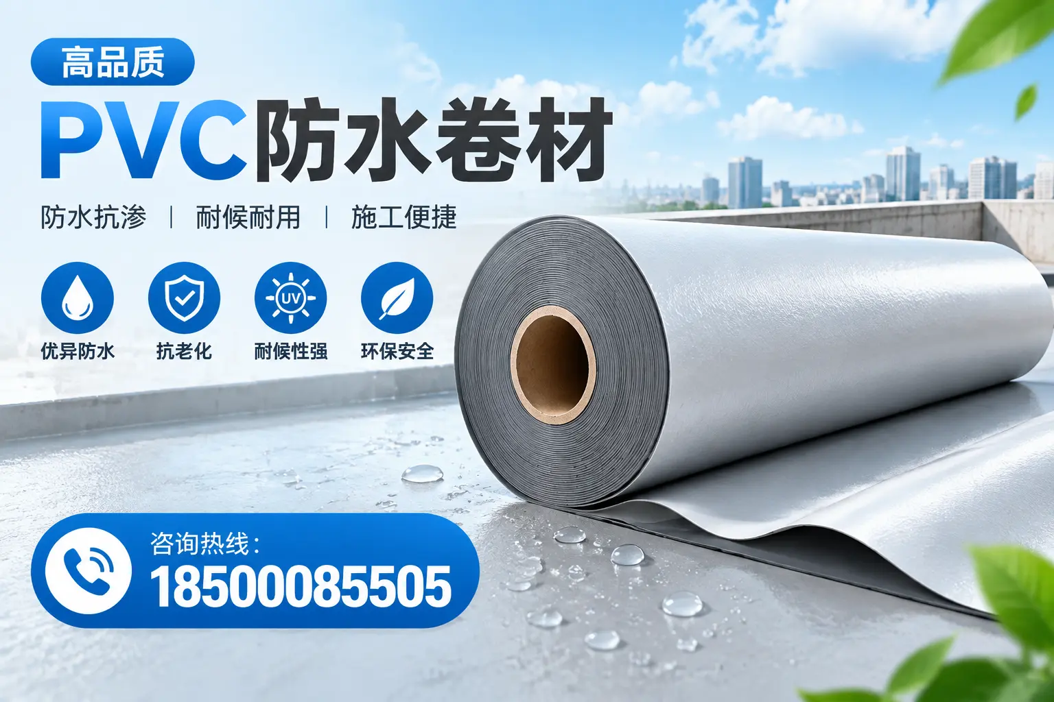 什么是pvc防水卷材?自贡消费者需了解的基础知识
